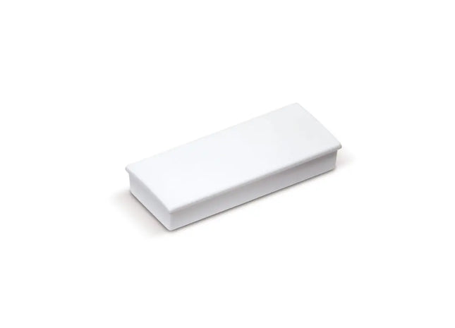 Weißer Rechteckiger Magnet – Starker und Vielseitiger Haltemagnet für Zuhause und Büro TK Gruppe® Grosshandel 