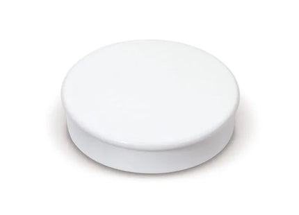 Weißer Runder Magnet 30mm – Starker und Vielseitiger Haltemagnet für Haushalt und Büro TK Gruppe® Grosshandel 