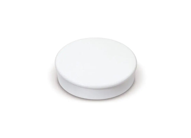Weißer Runder Magnet 30mm – Starker und Vielseitiger Haltemagnet für Haushalt und Büro TK Gruppe® Grosshandel 