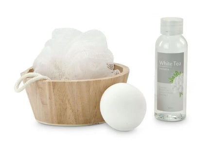 Weißes Balance Wellness-Set: Reinheit und Harmonie für Körperpflege TK Gruppe® Grosshandel 