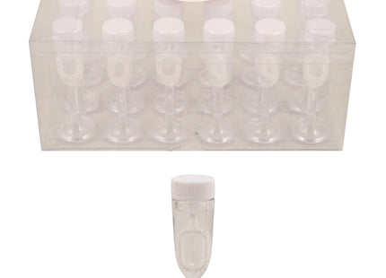 Weißes Bubble Glass 5Ml, 9Cm - Kompaktes Aufbewahrungsglas TK Gruppe® Grosshandel 