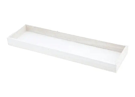 Weißes Deko-Holztablett, Lang und Schmal, Ca. 60x17 cm – Modernes Design TK Gruppe® Grosshandel 