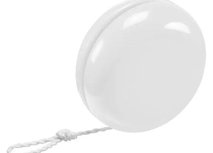 Weißes Jupiter Jo-Jo: Klassisches Jo-Jo-Spielzeug für unterhaltsame Tricks und Vorführungen TK Gruppe® Grosshandel 