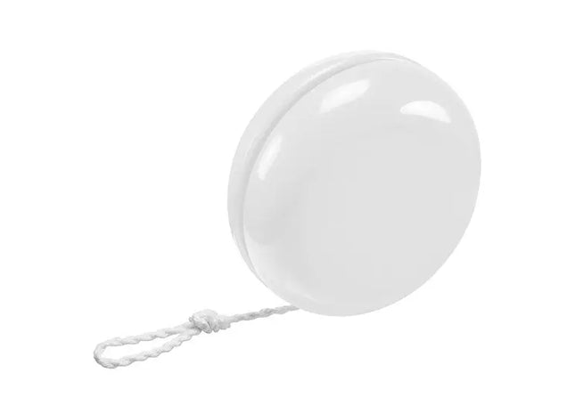 Weißes Jupiter Jo-Jo: Klassisches Jo-Jo-Spielzeug für unterhaltsame Tricks und Vorführungen TK Gruppe® Grosshandel 