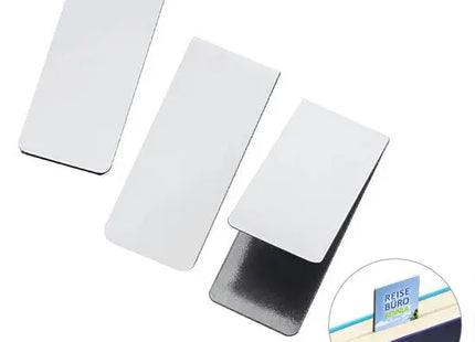 Weißes Magnet-Lesezeichen – Eleganter Halter für Seiten & Notizen TK Gruppe® Grosshandel 