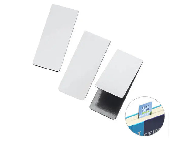Weißes Magnet-Lesezeichen – Eleganter Halter für Seiten & Notizen TK Gruppe® Grosshandel 