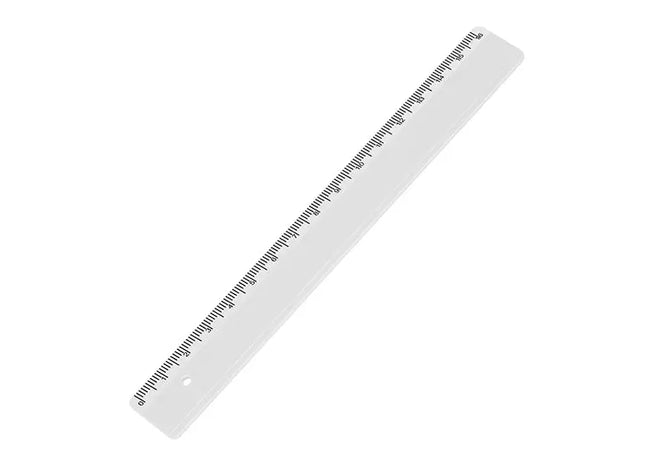 Weißes Präzisionslineal, 16 cm – Kompaktes Messinstrument für Genauigkeit TK Gruppe® Grosshandel 