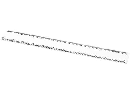 Weißes Refari Lineal, 30 cm – Nachhaltiges Messwerkzeug aus recyceltem Kunststoff TK Gruppe® Grosshandel 