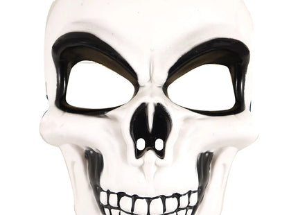 Weißes Skelett Masker Für Erwachsene - Gruseliges Halloween Kostümzubehör TK Gruppe® Grosshandel 