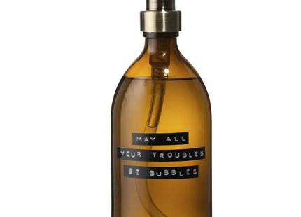 Wellmark Bubbles Seifendosierer, 500 ml – Bernsteinfarben mit Heidekraut TK Gruppe® Grosshandel 