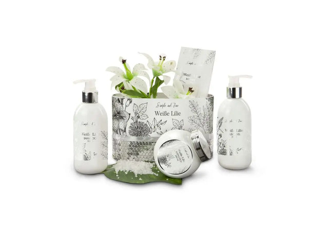Wellness-Geschenkset 'Weiße Lilie' – Elegante Blütenpflege TK Gruppe® Grosshandel 