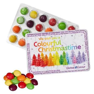 Weltkleinster Adventskalender mit SKITTLES, personalisierbar TK Gruppe® Grosshandel 