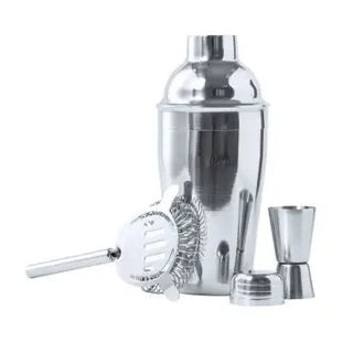 Wendol Deluxe Cocktail-Mixset, Silber – Barkeeper-Ausrüstung TK Gruppe® Grosshandel 