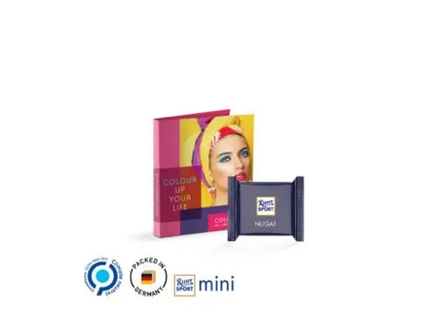 Werbekarte Midi mit Ritter SPORT – Personalisierter Schokoladengruß für Marketingaktionen TK Gruppe® Grosshandel 