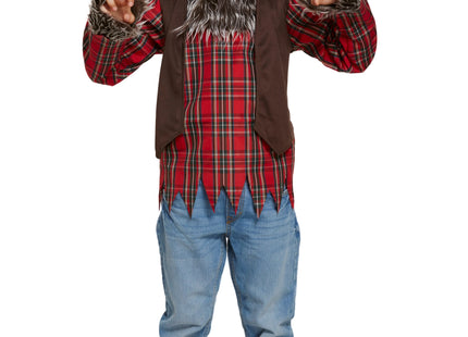 Werwolf-Kostüm für Kinder, mittelgroß (7–9 Jahre) – ideal für Halloween TK Gruppe® Grosshandel 