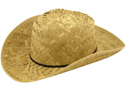 Western-Cowboyhut aus Stroh – Unisex-Ranger-Hut für Erwachsene, Outdoor und Festival TK Gruppe® Grosshandel 