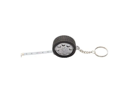 Wheel Keychain mit Messband - Schwarz TK Gruppe® Grosshandel 