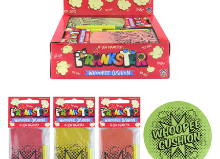 Whoopee Kissen, 16,5 cm, 4 verschiedene Farben - Klassisches Scherzartikelen-Spielzeug TK Gruppe® Grosshandel 