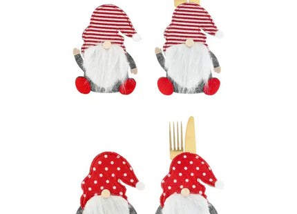 Wichtel Bestecktaschen, 2er-Set, ca. 16cm Höhe | Dekorative Besteckhalter TK Gruppe® Grosshandel 