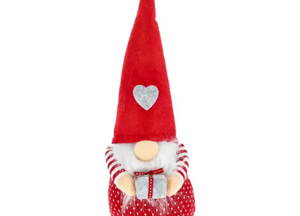 Wichtelfigur mit Geschenk, Festliche Weihnachtsdeko, 35cm Hoch TK Gruppe® Grosshandel 