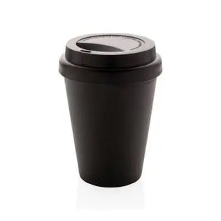 Wiederverwendbarer 300ml Doppelwand-Kaffeebecher – Schwarz TK Gruppe® Grosshandel 