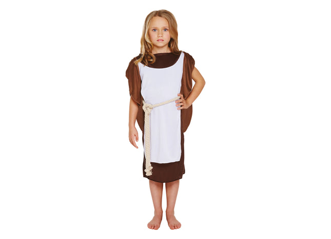 Wikinger-Kostüm für Mädchen, Größe 10–12 Jahre, authentisches Design, Kinderverkleidung TK Gruppe® Grosshandel 