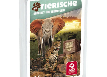 Wilde Safari-Tour Quartett im Etui: Entdecke exotische Tiere - Abenteuer für Kinder TK Gruppe® Grosshandel 