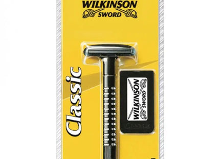 Wilkinson Classic Rasierapparat + 5 Präzisionsklingen, Traditionelles Rasieren TK Gruppe® Grosshandel 