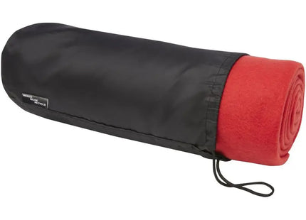 Willow GRS-zertifizierte RPET Polar-Fleece Decke in Leuchtendem Rot TK Gruppe® Grosshandel 