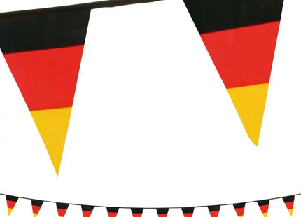 Wimpelkette Deutschland in Nationalfarben – Dekorativ und Patriotisch TK Gruppe® Grosshandel 