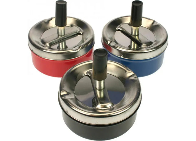 Windfester Aschenbecher in 3 Farben, kompakte Größe 9.5x4.5 cm – Ideal für Außenbereiche TK Gruppe® Grosshandel 