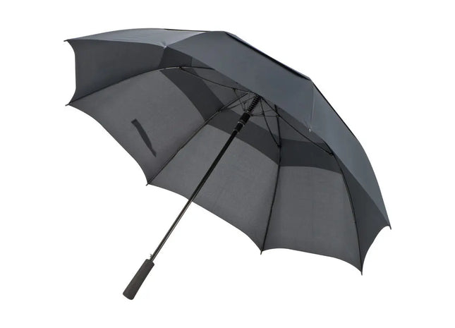 Windfester Golfschirm aus Pongee - Schwarz, Stabil und Zuverlässig bei jedem Wetter TK Gruppe® Grosshandel 