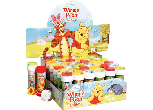 Winnie The Pooh 60 ml Seifenblasen mit Puzzle-Labyrinth-Deckel für Kinder TK Gruppe® Grosshandel 