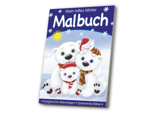 Winterzauber Ausmalbuch: Kreative Winterlandschaften und Motive TK Gruppe® Grosshandel 