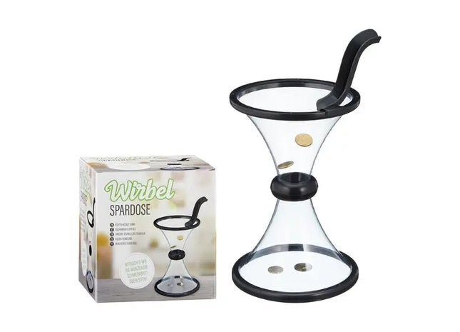 Wirbelmuster Spardose, Dekorative Sparbüchse, Höhe 36cm TK Gruppe® Grosshandel 