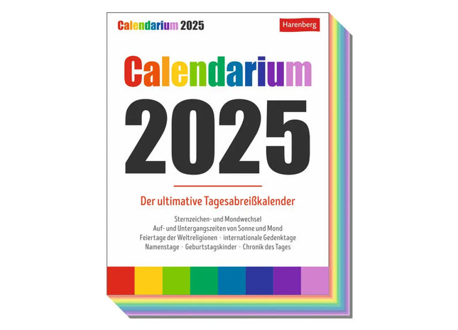 Wissen & Rätsel Kalender - Täglicher Abreißkalender - Kalender mit Quizfragen und Fakten TK Gruppe® Grosshandel 