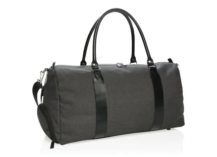 Wochenendtasche mit USB A-Ausgang schwarz – Moderne Reisetasche mit Ladefunktion TK Gruppe® Grosshandel 