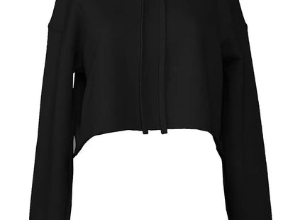 Women`s Cropped Fleece Hoodie TK Gruppe® Grosshandel 