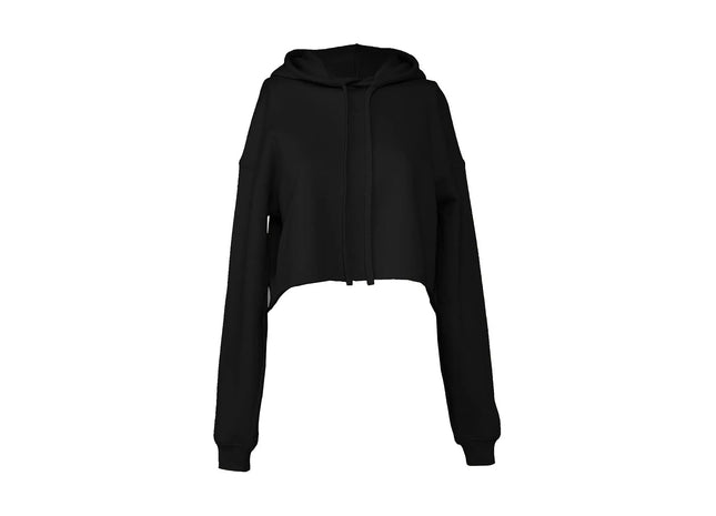 Women`s Cropped Fleece Hoodie TK Gruppe® Grosshandel 
