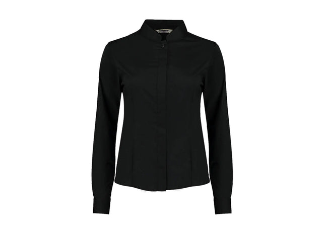 Women`s Tailored Fit Mandarin Collar Shirt TK Gruppe® Grosshandel 