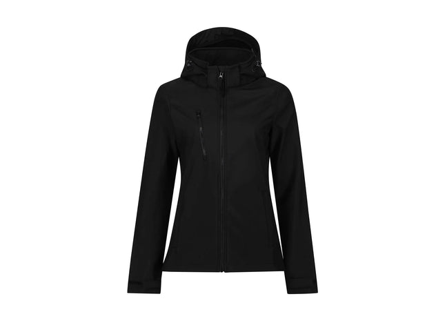 Women`s Venturer 3-Layer Hooded Softshell Jacket TK Gruppe® Grosshandel 