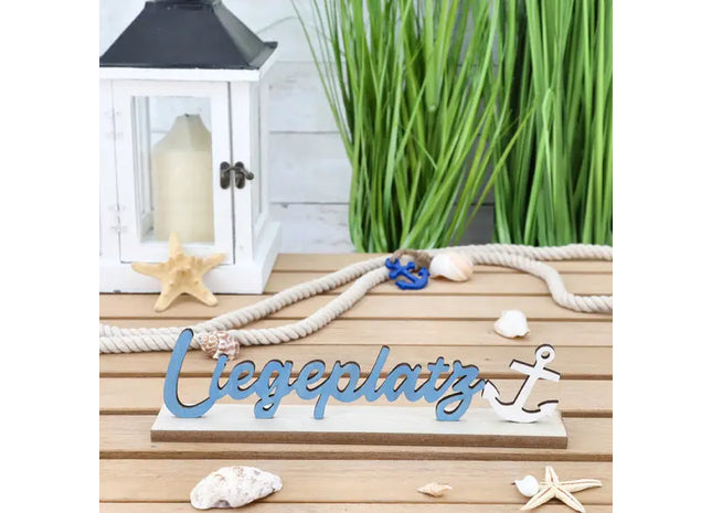 Wooden Lettering Berth, Approx. 30cmL TK Gruppe® Grosshandel 