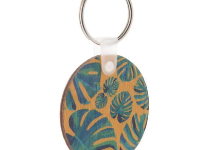 Woody A Schlüsselanhänger - Naturholz, Robust & Ökologisch TK Gruppe® Grosshandel 