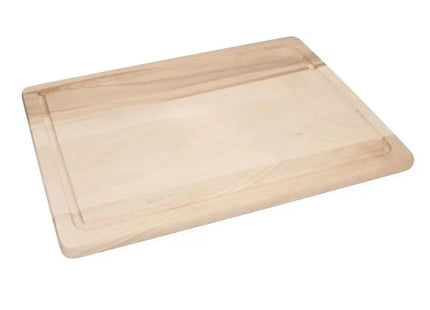 Woody Großes Rechteckiges Schneidbrett, Naturholz, Robust & Vielseitig TK Gruppe® Grosshandel 