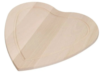 Woody Herzförmiges Schneidbrett, Natürlich & Charmant, Ideal für Geschenke TK Gruppe® Grosshandel 
