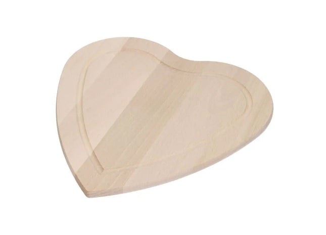 Woody Herzförmiges Schneidbrett, Natürlich & Charmant, Ideal für Geschenke TK Gruppe® Grosshandel 