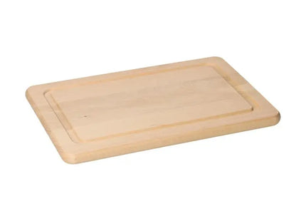 Woody Mittelgroßes Rechteckiges Schneidbrett, Naturholz, Vielseitig & Robust TK Gruppe® Grosshandel 