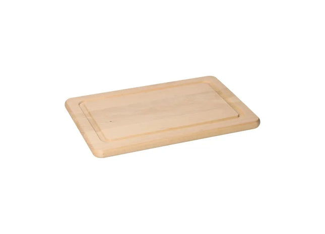 Woody Mittelgroßes Rechteckiges Schneidbrett, Naturholz, Vielseitig & Robust TK Gruppe® Grosshandel 