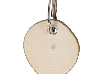 Woody Natürlicher Holzschlüsselanhänger, Rustikal & Handgefertigt TK Gruppe® Grosshandel 