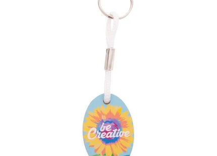 Woody Plus B Maßgefertigter Schlüsselanhänger – Reinweiß TK Gruppe® Grosshandel 